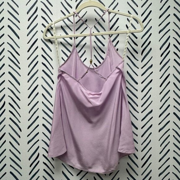 Lilly Pulitzer Purple Silk Maisy Swing Tank Top - S