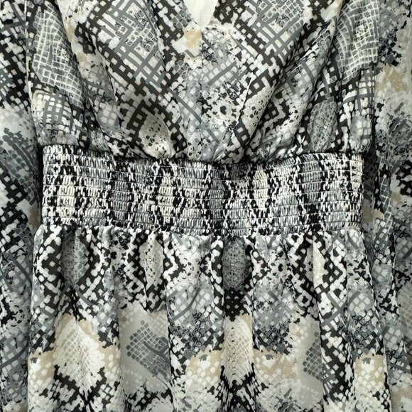 S - Leith Snake Print Dress