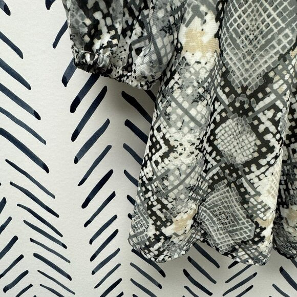 S - Leith Snake Print Dress
