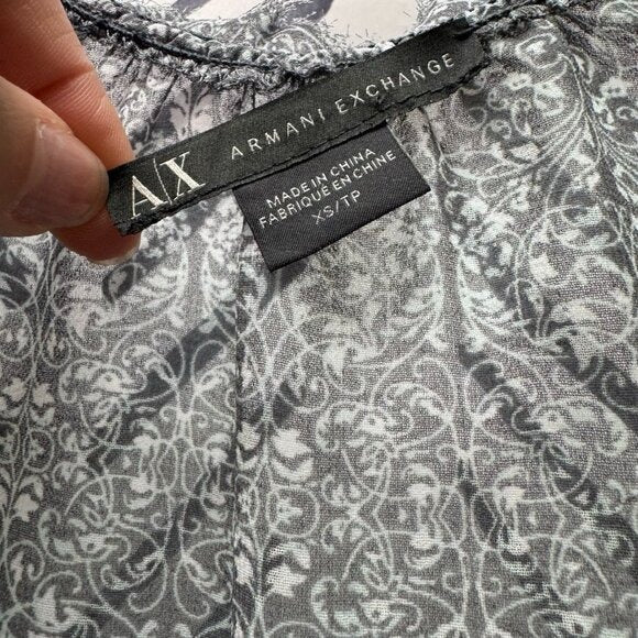 XS - Armani Exchange Floral Print Tank Top