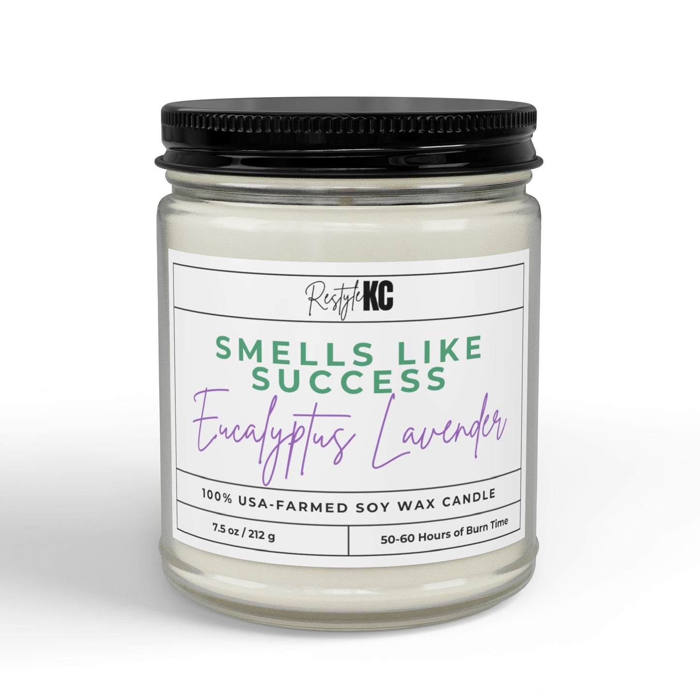 Smells Like Success Eucalyptus Lavender Soy Candle