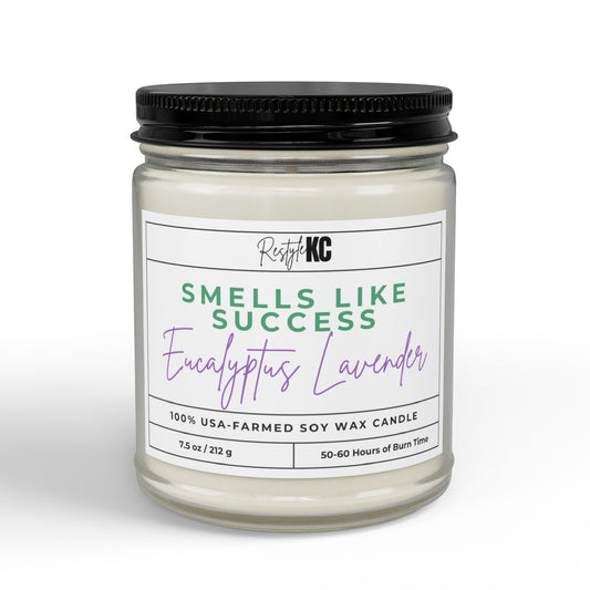 Smells Like Success Eucalyptus Lavender Soy Candle