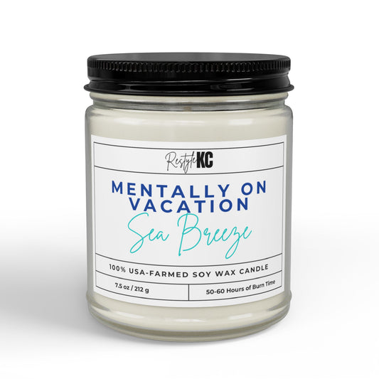 Mentally On Vacation Sea Breeze Soy Candle
