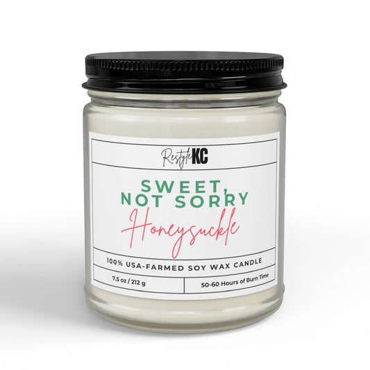 Sweet Not Sorry Honeysuckle Soy Candle