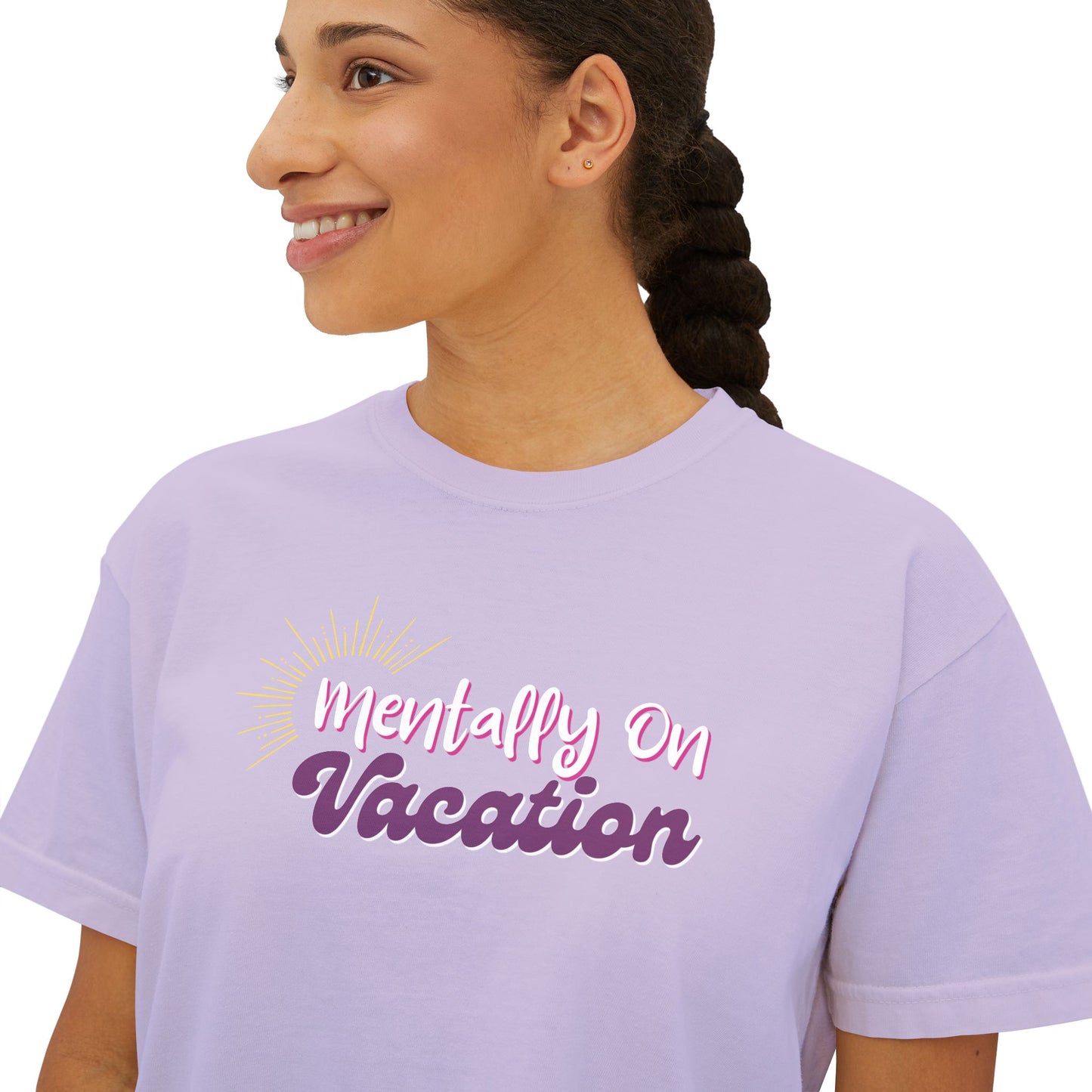 Mentally On Vacation Boxy Tee