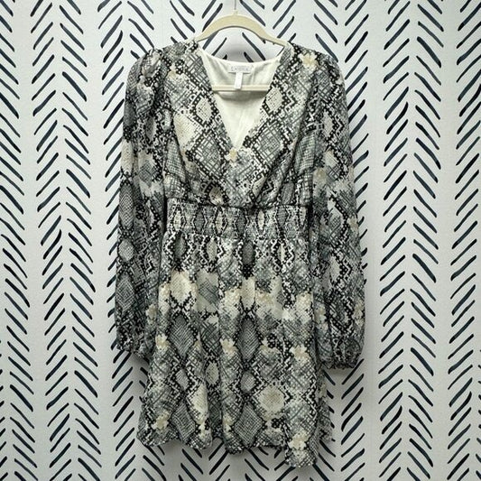 S - Leith Snake Print Dress