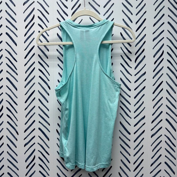 Adidas Light Teal Racer Back Tank Top - S